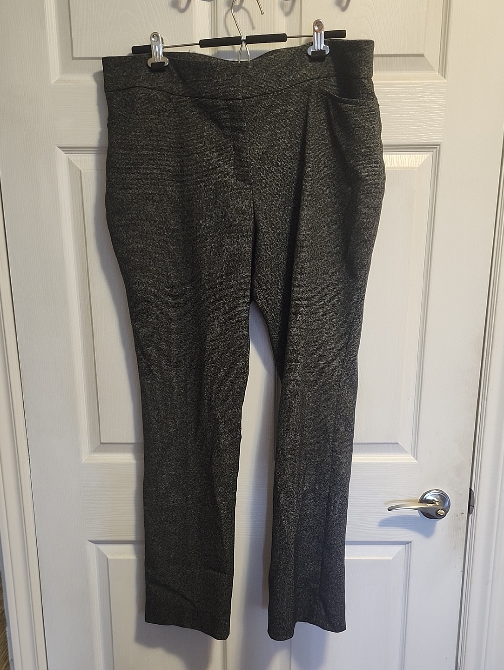 le chateau Dark Gray Ponte Tailored Pants